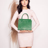 MEDIUM CROWN BAG | GRASS GREEN LEATHER