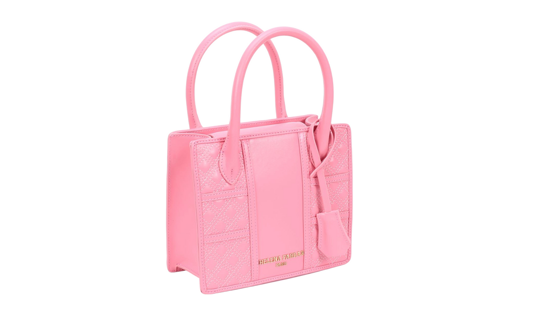 MINI CRYSTAL BAG | LOLLIPOP PINK LEATHER