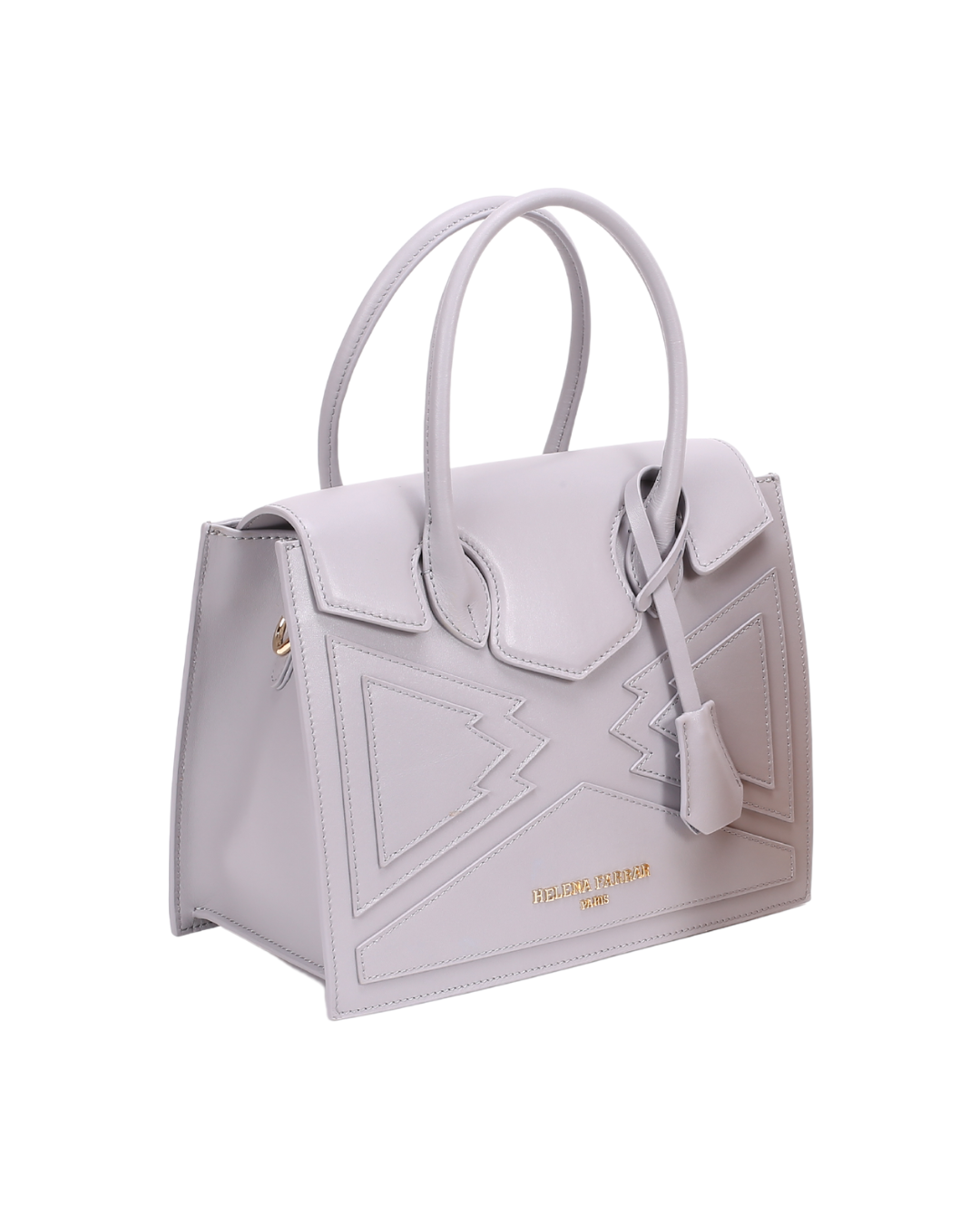 MEDIUM CROWN BAG | DOVE GREY LEATHER
