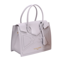 MEDIUM CROWN BAG | DOVE GREY LEATHER
