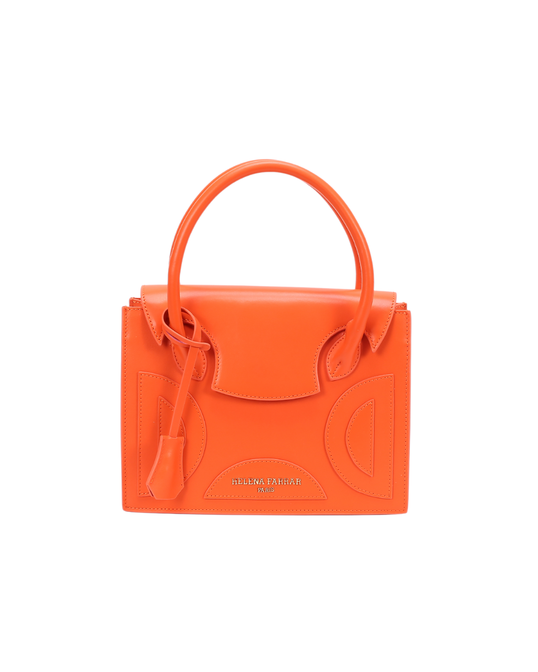 MEDIUM LUNA BAG | PAPAYA ORANGE LEATHER