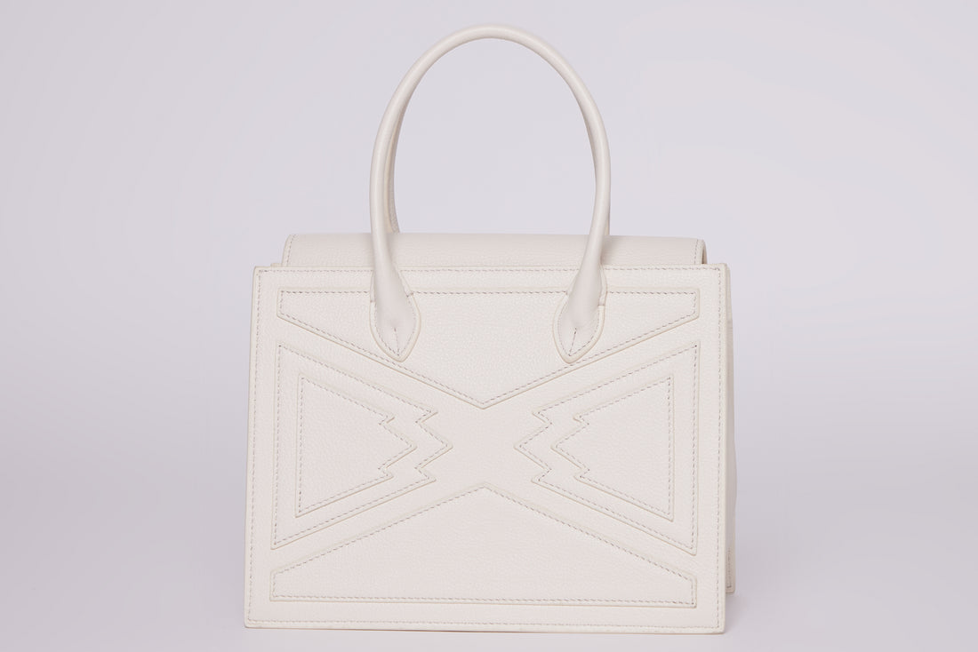 MEDIUM CROWN  BAG | OATMEAL LEATHER