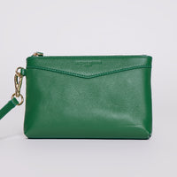 HELEN POUCH | GRASS GREEN LEATHER