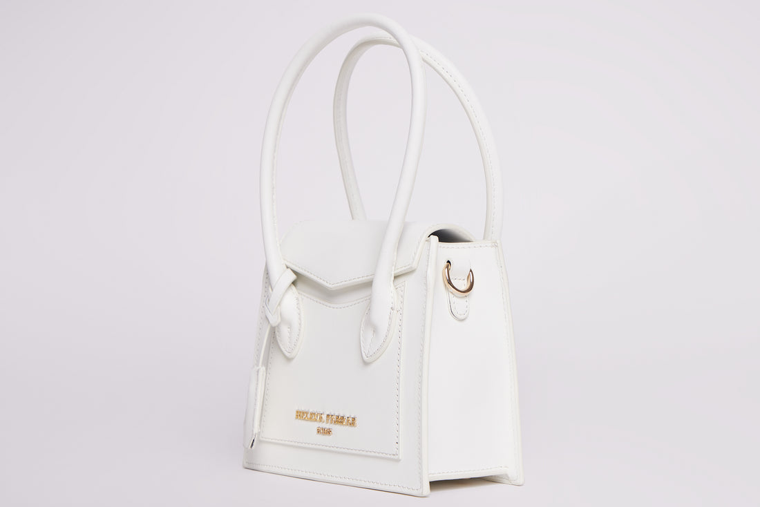 MINI MERCI BAG | EGG SHELL WHITE LEATHER