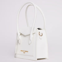 MINI MERCI BAG | EGG SHELL WHITE LEATHER