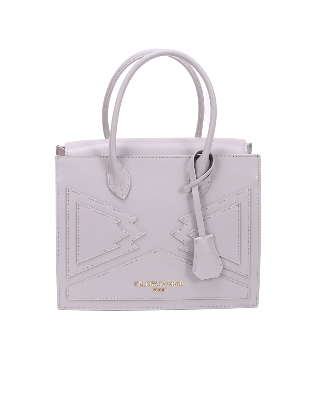 MEDIUM CROWN BAG | DOVE GREY LEATHER