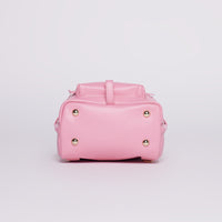 MINI LENA BACKPACK BAG | LOLLIPOP PINK LEATHER