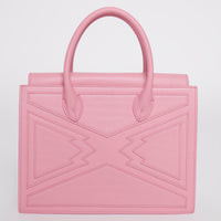 LARGE CROWN BAG | FLAMINGO PINK LEATHER